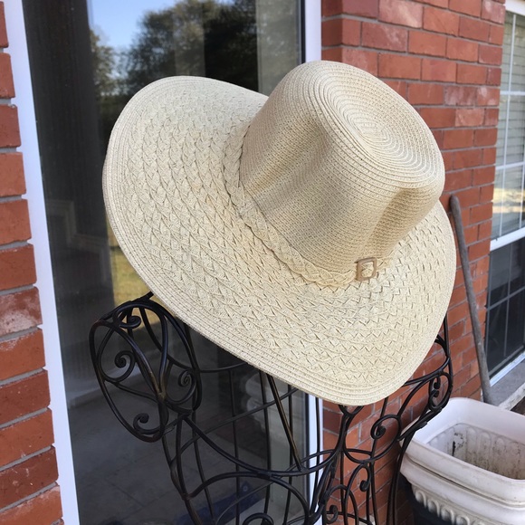 Women's Floppy Sun Pool Hat Croft & Barrow Brand - Picture 3 of 4